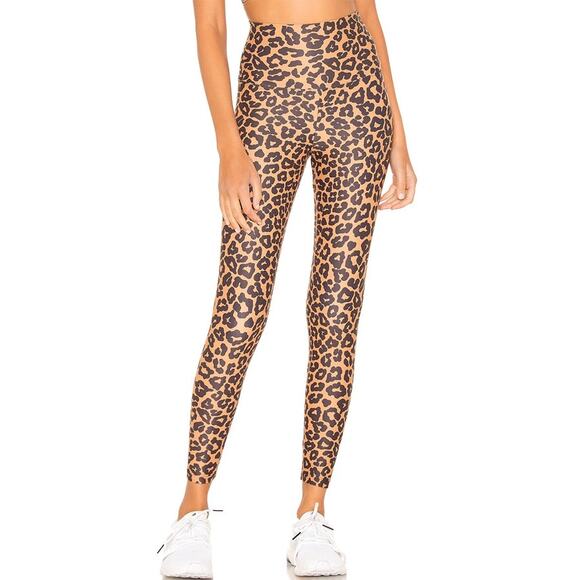Beach Riot Leopard Print Piper Leggings Size S - Picture 1 of 4